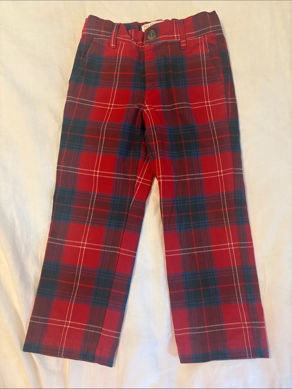 Beaufort Bonnet Red Plaid Kids Pants